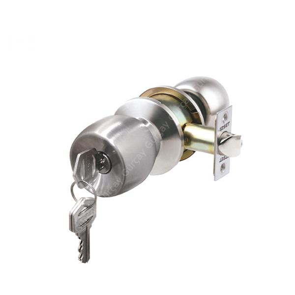 Kale Ezset Topuzlu Kilit Saten Giriş Tipi