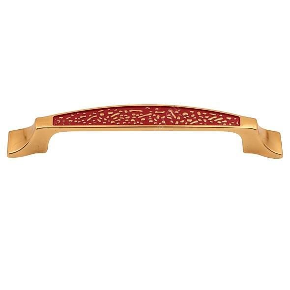 Kaktüs Kulp Altın-Kırmızı 96mm