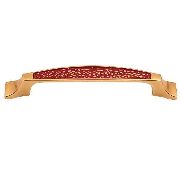 Kaktüs Kulp Altın-Kırmızı 96mm