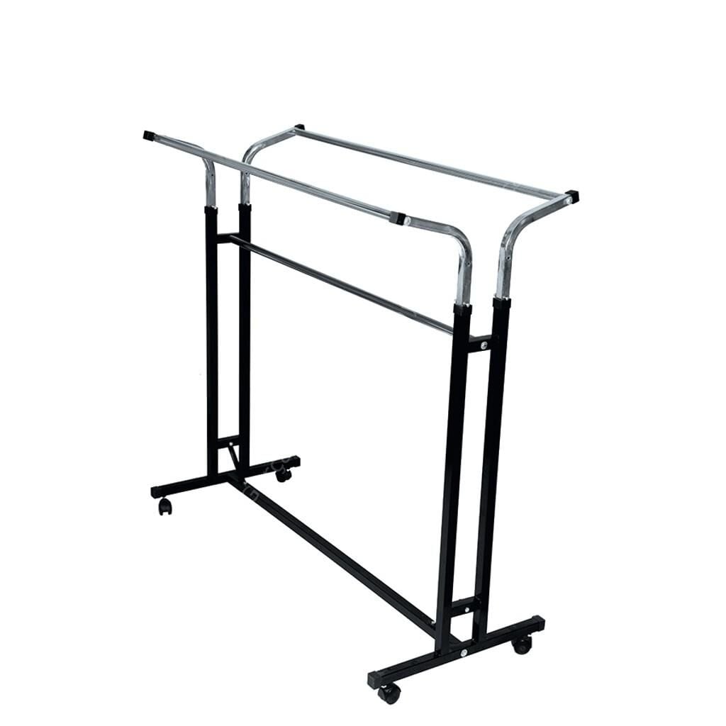 Gürçay Ayarlı Tekerlekli Elbise Askısı Üçlü