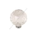 Küre Kristal Kulp 30mm Şeffaf Krom (2 Adet)