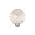 Küre Kristal Kulp 30mm Şeffaf Krom (2 Adet)