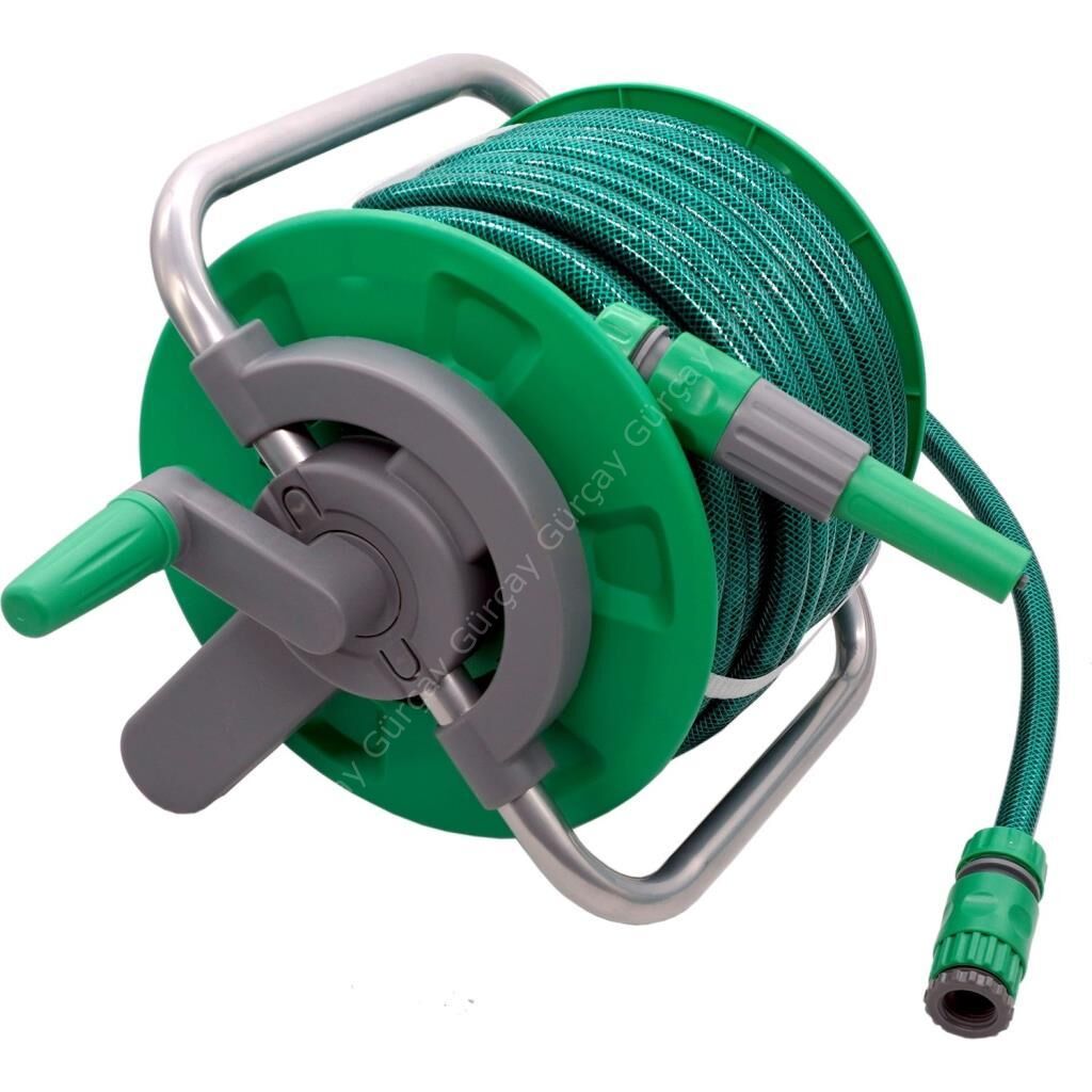 Daye DY62120 Bahçe Sulama Hortum Makara Seti 20 m