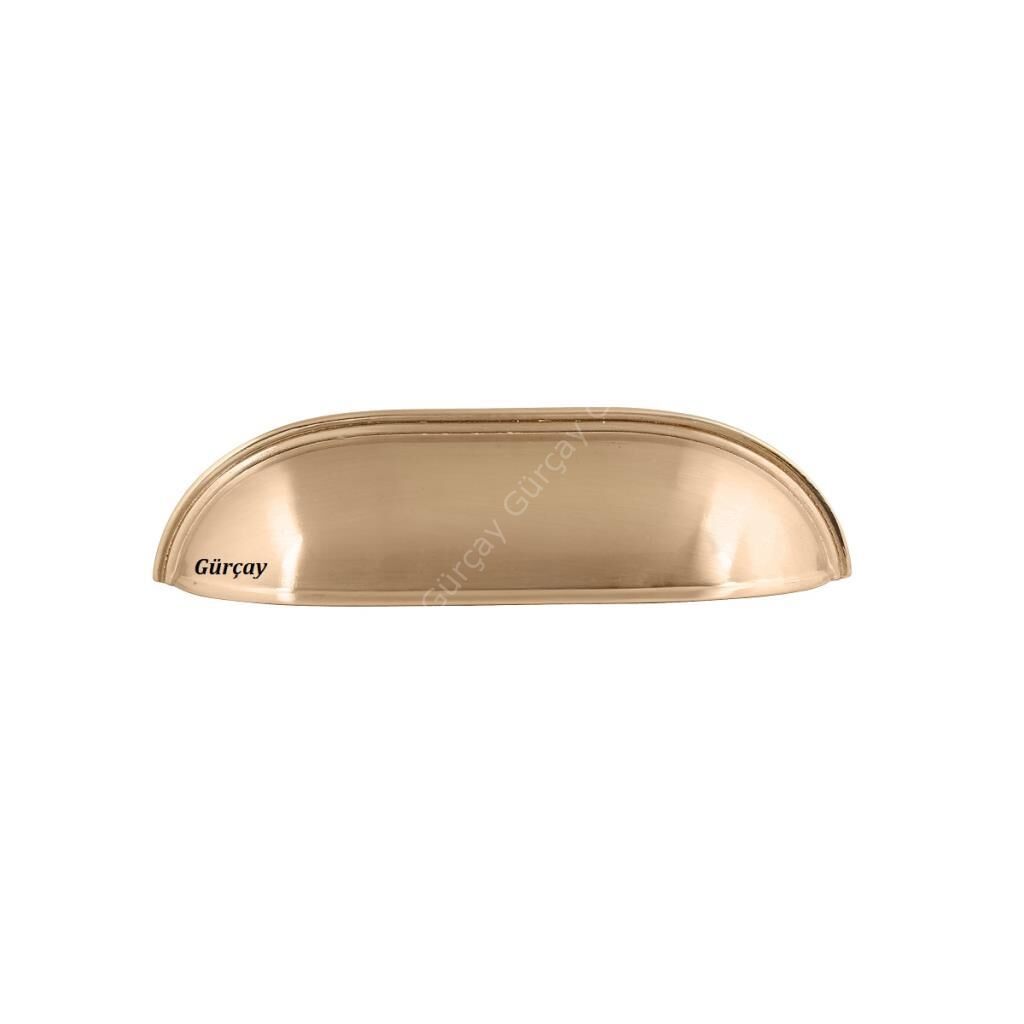 Lüks Çanak Kulp Mat Altın 96mm