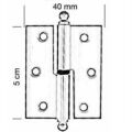 Okka Menteşe Pirinç Sarı 5cm