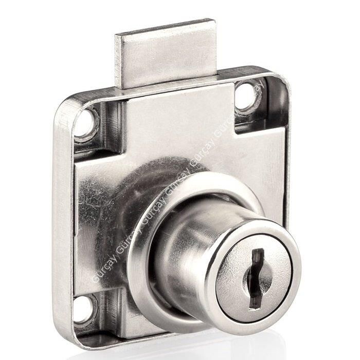 Çekmece Kapak Kilidi Kare 22mm