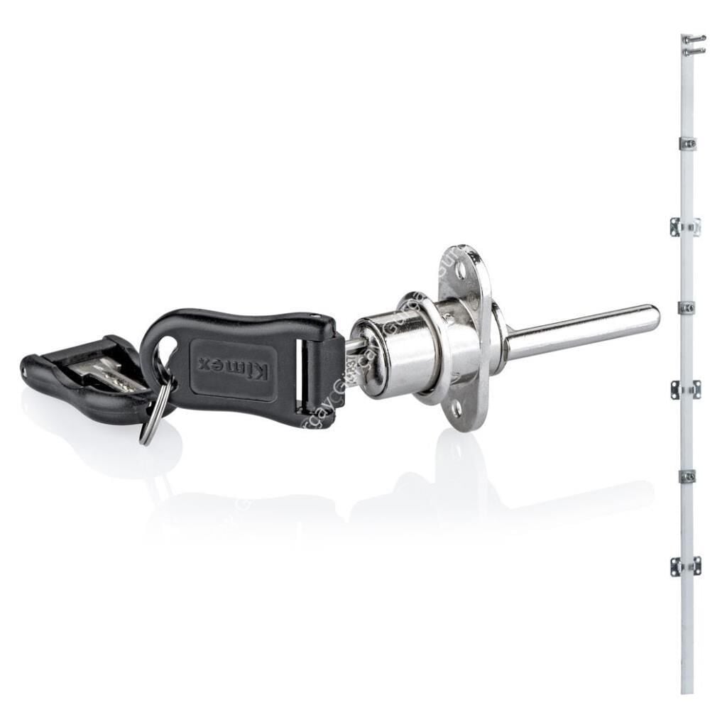 Merkezi Çekmece Kapak Kilidi 19mm Çubuk 50cm