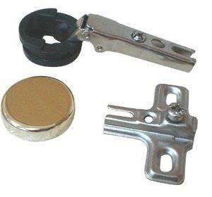 Samet Kapaklı Mini Cam Menteşesi Süper Deveboynu