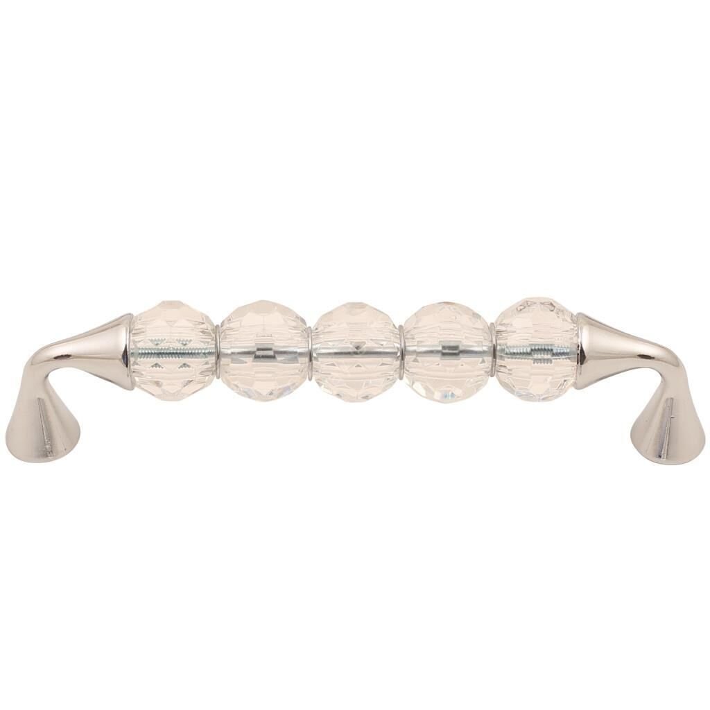 İris Kristal Kulp Krom 128mm