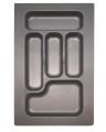 Gürçay Plastik Çekmece İçi Kaşıklık Gri 30*49 cm