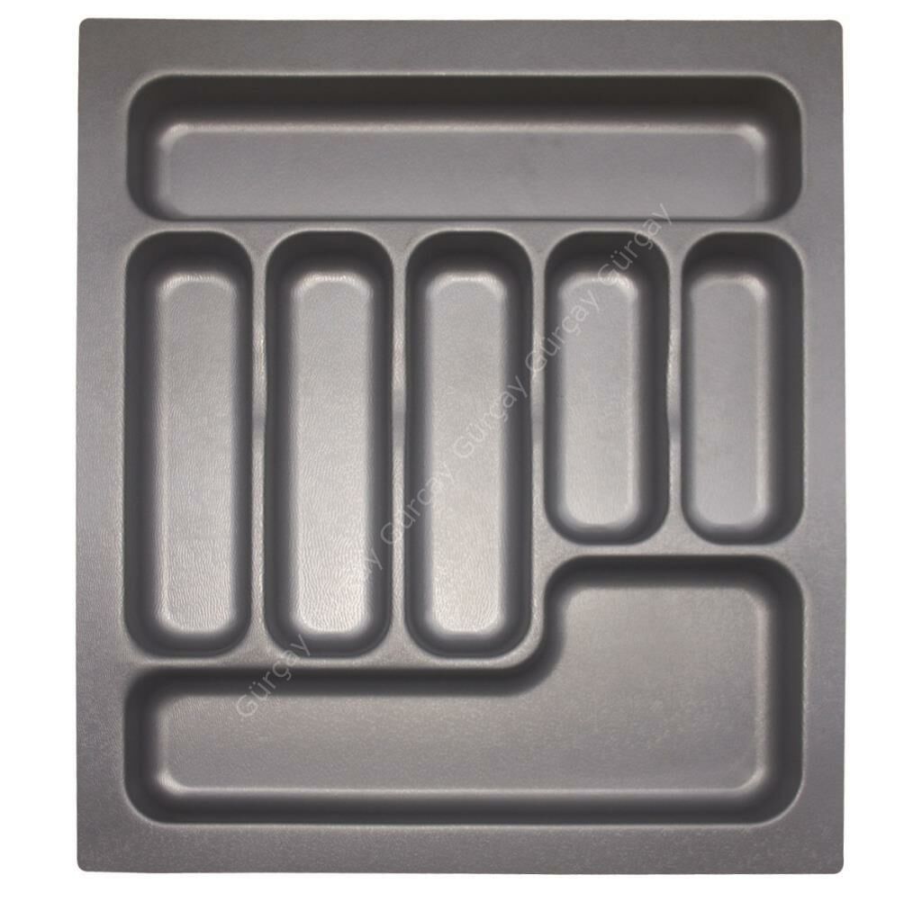 Gürçay Plastik Çekmece İçi Kaşıklık Gri 42*49 cm