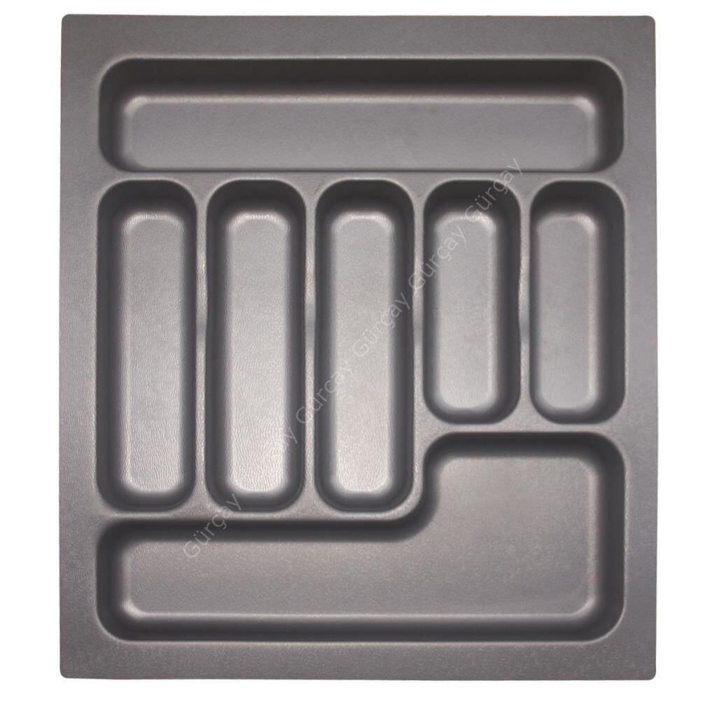 Gürçay Plastik Çekmece İçi Kaşıklık Gri 42*49 cm