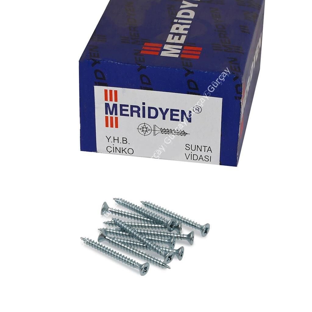 Meridyen Sunta Vidası 3.5x18mm 1000 Adet Siyah
