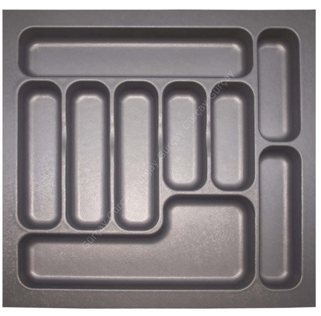 Gürçay Plastik Çekmece İçi Kaşıklık Gri 47*49 cm