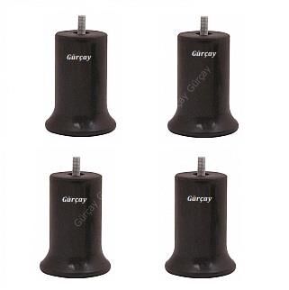 Yatak Baza Ayağı Plastik 10cm M10 Diş (4 Adet)