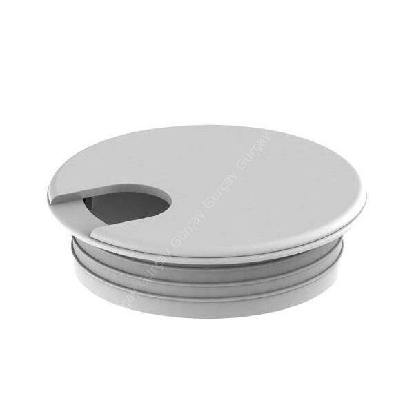 Plastik Kablo Kapağı Çap 63mm Beyaz