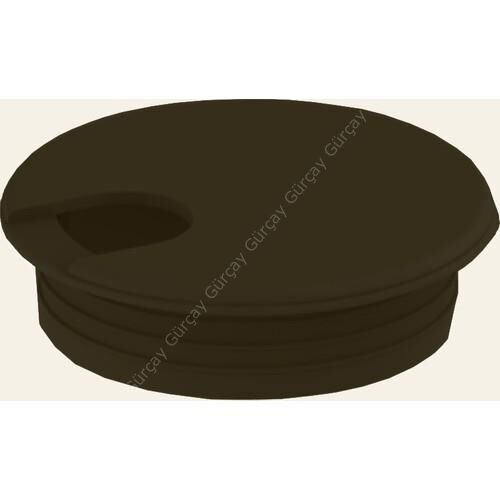 Plastik Kablo Kapağı Çap 63mm Kahverengi