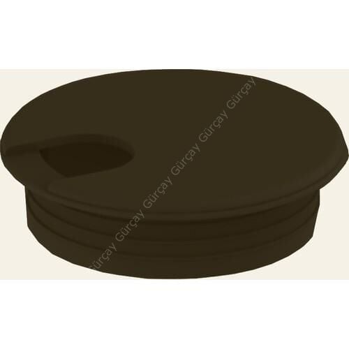 Plastik Kablo Kapağı Çap 63mm Kahverengi