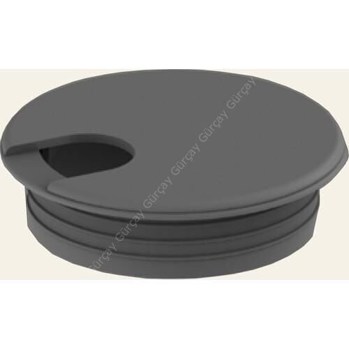 Plastik Kablo Kapağı Çap 63mm ANTRESİT GRİ