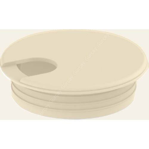 Plastik Kablo Kapağı Çap 63mm Krem