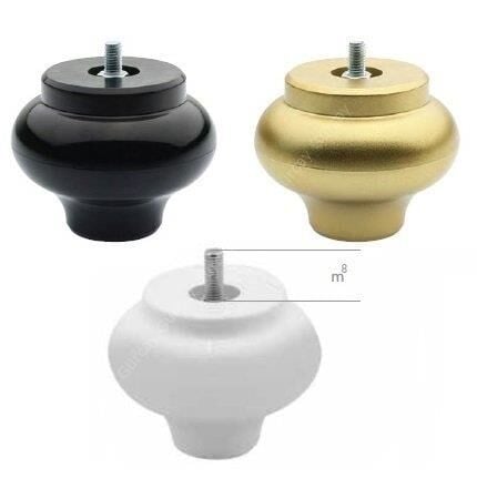 Plastik Küre Mobilya Ayağı 7cm Beyaz (4 Adet)