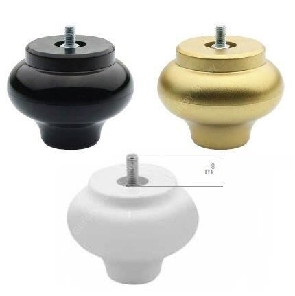 Plastik Küre Mobilya Ayağı 7cm Beyaz (4 Adet)