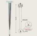 Masa Ayağı 11.160 - 60-32mm Konik (4 Adet)