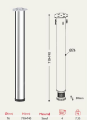 Masa Ayağı 11.190 - 76mm (4 Adet)