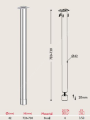 Masa Ayağı 11.840 - 42mm (4 Adet)