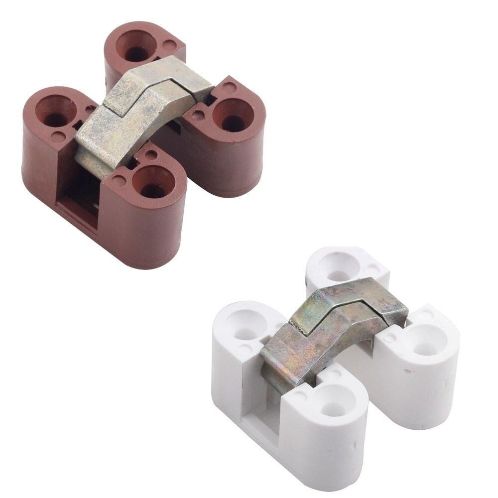 Plastik Oval Masa Menteşesi Zamak Gövde - 2 Adet