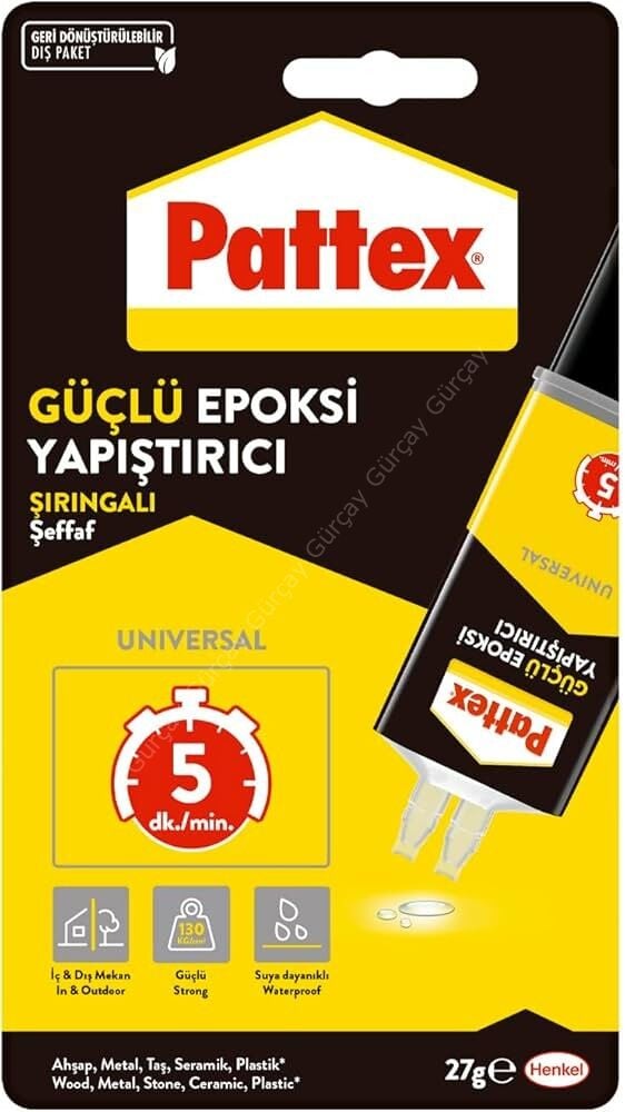 Pattex Epoksi Yapıştırıcı 27g