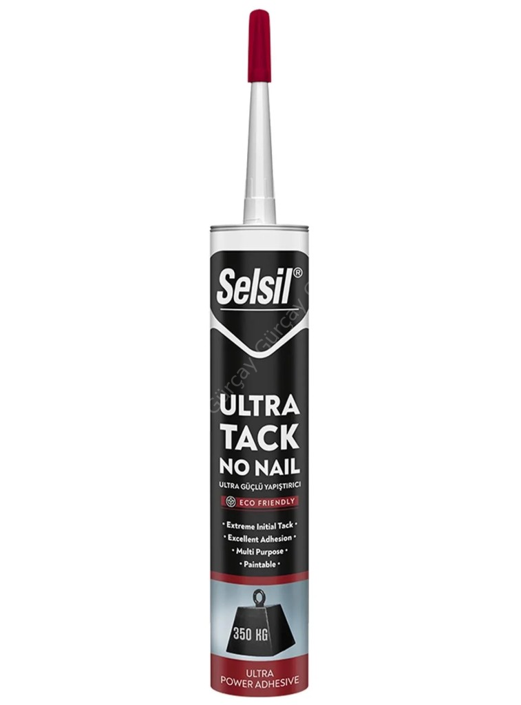 Selsil Ultra Tack Güçlü Montaj Yapıştırıcı 290ml Beyaz