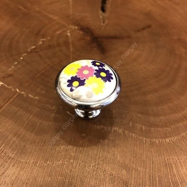 Venüs Porselen Kulp Krom (2 Adet)