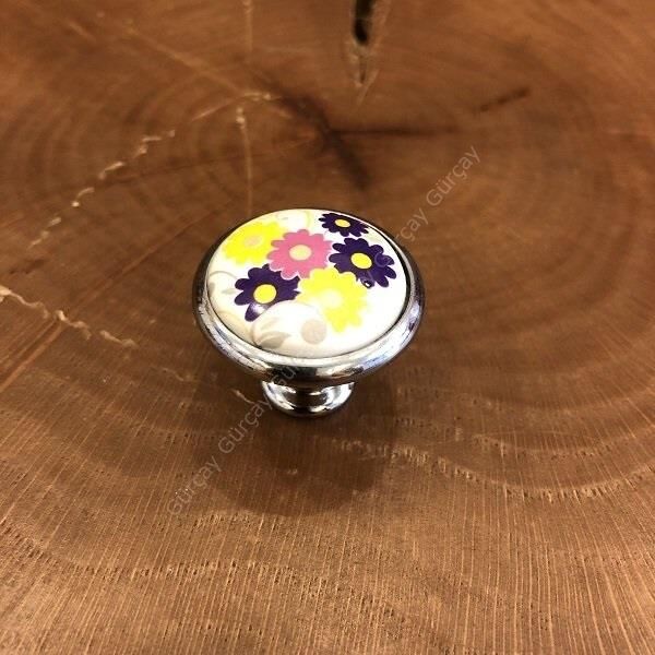 Venüs Porselen Kulp Krom (2 Adet)