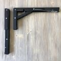 Mandallı Katlanır Masa Ayağı 1 Çift Siyah 30cm