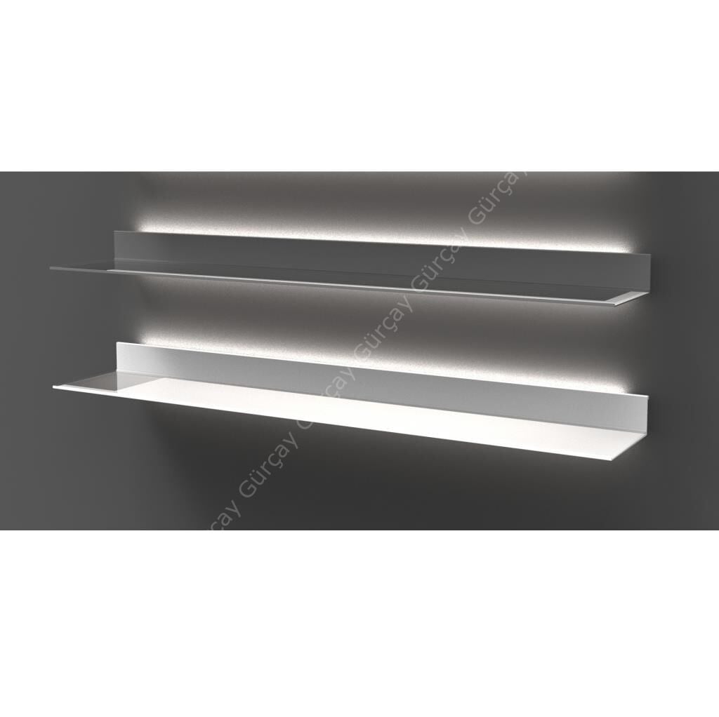 Arka Aydınlatmalı Raf