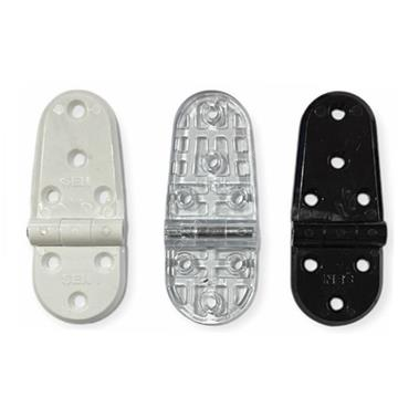 Plastik Oval Menteşe 9cm - 2 Adet