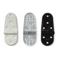 Plastik Oval Menteşe 9cm - 2 Adet