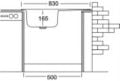 Paslanmaz Evye Bianca 153 - 48*83cm