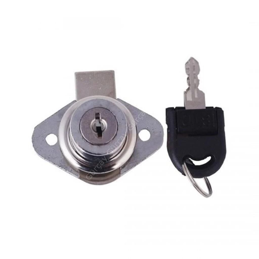 Yuma Çekmece Kapak Kilidi Oval