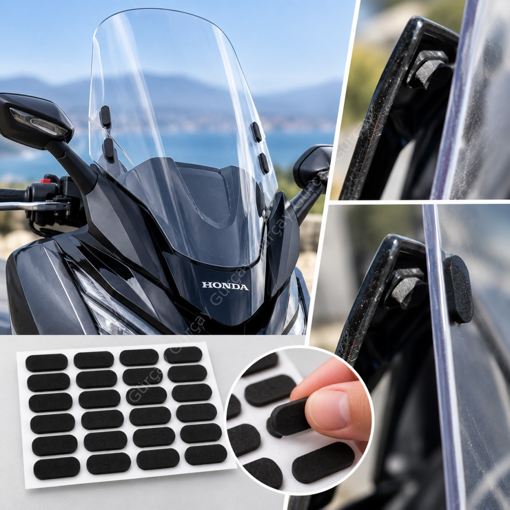 Honda Forza Ön Cam Ses Kesici Koruyucu Lastik
