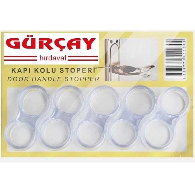 Kapı Pencere Stoperi Silikon 5'li