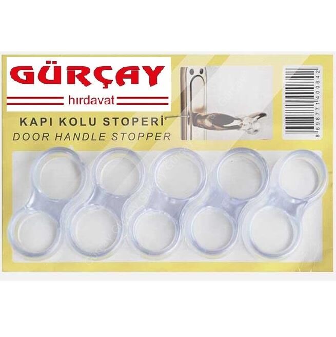 Kapı Pencere Stoperi Silikon 5'li