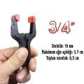 Topart TA90000 Yaylı Kıskaç Mandal 20mm