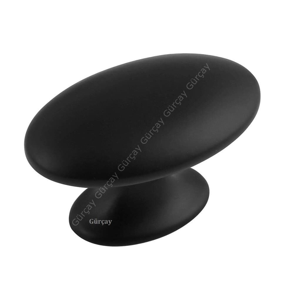 Luxury Arya Düğme Kulp Siyah