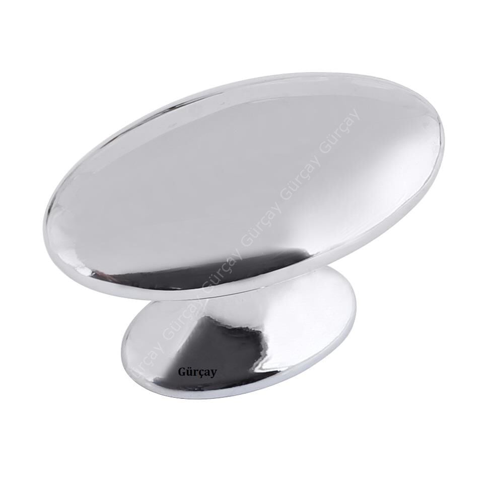 Luxury Arya Düğme Kulp Krom