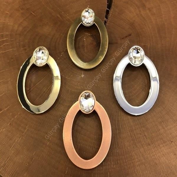 Harvel Taşlı Kulp 32mm (2 Adet)