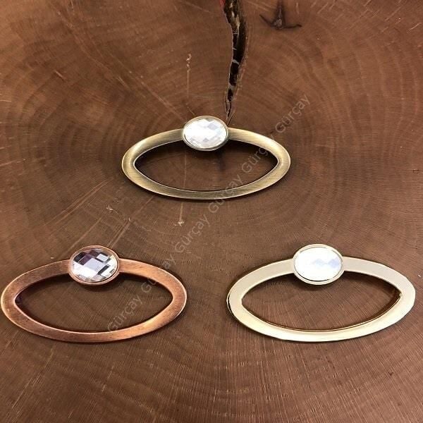 Javel Taşlı Kulp 64mm (2 Adet)