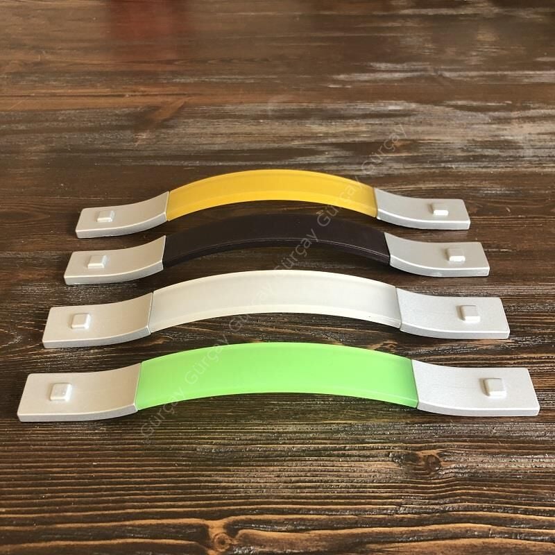 Halis Kulp Renkli Çekmece Kapak Kulpu 160mm (2 Adet)