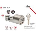 Kale Kilit 164ASYN Alarmlı Silindir 68 Mm Saten